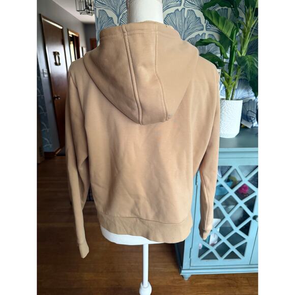 NWT Juicy Couture Beachwood Tan Zip Front Sweatshirt Hoodie Sz. XL - Picture 8 of 9